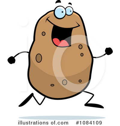 Royalty-Free (RF) Potato Clipart Illustration by Cory Thoman - Stock Sample #1084109
