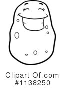 Potato Clipart #1138250 by Cory Thoman