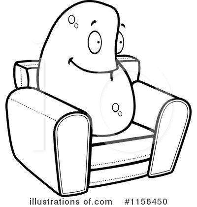 Couch Potato Clipart #1156450 by Cory Thoman