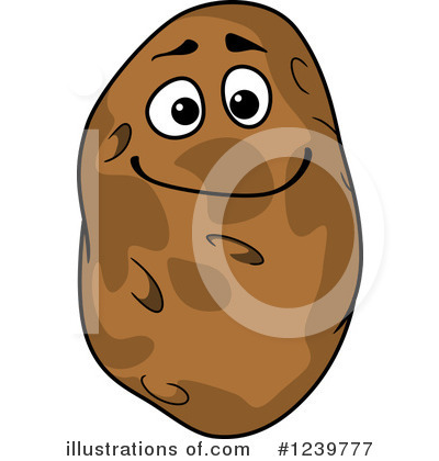 Royalty-Free (RF) Potato Clipart Illustration by Vector Tradition SM - Stock Sample #1239777