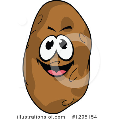 Royalty-Free (RF) Potato Clipart Illustration by Vector Tradition SM - Stock Sample #1295154
