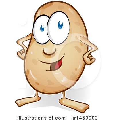 Royalty-Free (RF) Potato Clipart Illustration by Domenico Condello - Stock Sample #1459903