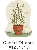 Potted Plant Clipart #1291916 by BNP Design Studio