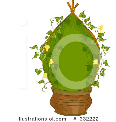 Royalty-Free (RF) Potted Plant Clipart Illustration by BNP Design Studio - Stock Sample #1332222