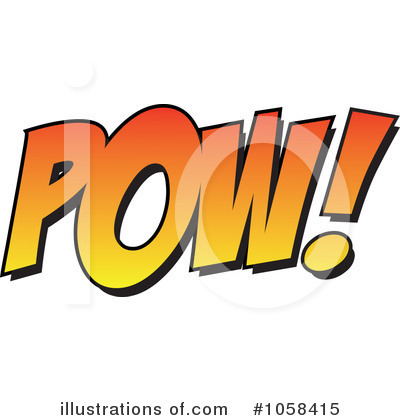 Royalty-Free (RF) Pow Clipart Illustration by toonaday - Stock Sample #1058415