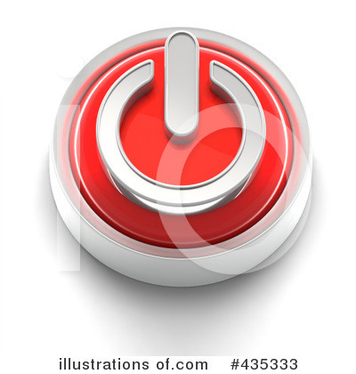 Royalty-Free (RF) Power Button Clipart Illustration by Tonis Pan - Stock Sample #435333