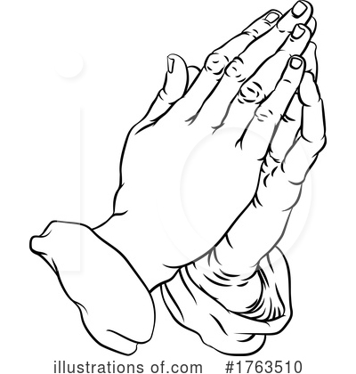 Prayer Clipart #1763510 by AtStockIllustration