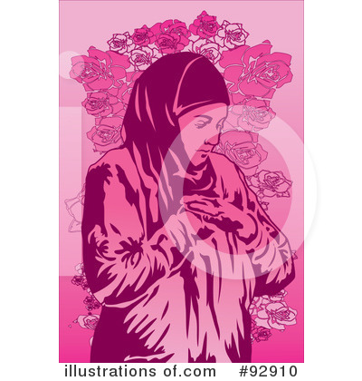 Royalty-Free (RF) Praying Clipart Illustration by mayawizard101 - Stock Sample #92910