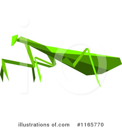 Royalty-Free (RF) Praying Mantis Clipart Illustration by Vector Tradition SM - Stock Sample #1165770