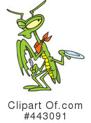 Praying Mantis Clipart #443091 by toonaday