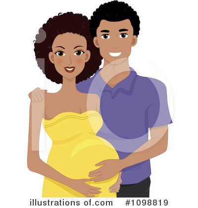 Pregnant Woman Clipart #1098819 by BNP Design Studio