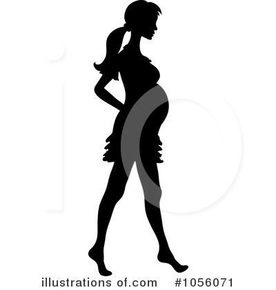 Pregnant Clipart #1056071 by Pams Clipart