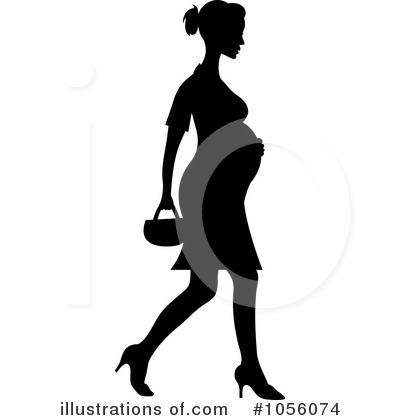 Pregnant Clipart #1056074 by Pams Clipart