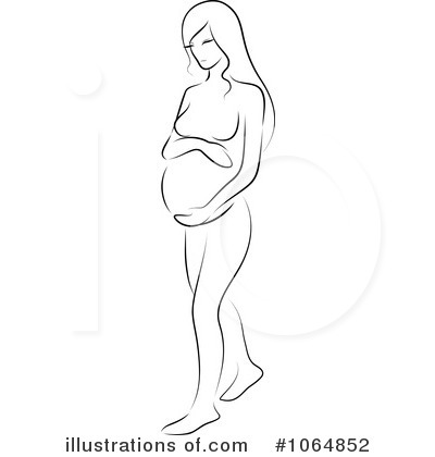 Royalty-Free (RF) Pregnant Clipart Illustration by Vector Tradition SM - Stock Sample #1064852