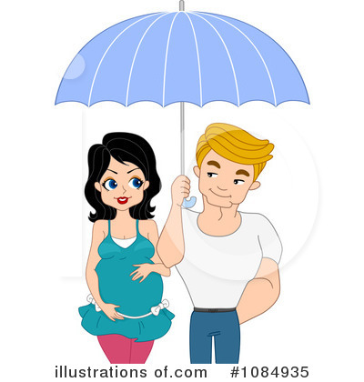 Royalty-Free (RF) Pregnant Clipart Illustration by BNP Design Studio - Stock Sample #1084935