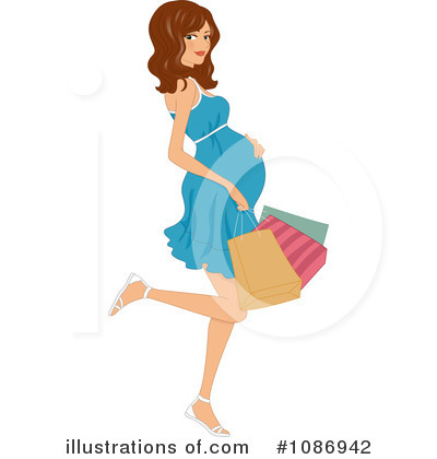 Royalty-Free (RF) Pregnant Clipart Illustration by BNP Design Studio - Stock Sample #1086942