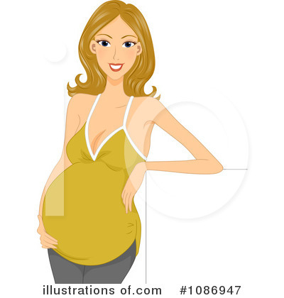 Royalty-Free (RF) Pregnant Clipart Illustration by BNP Design Studio - Stock Sample #1086947