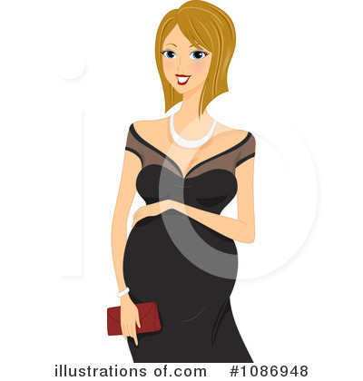 Royalty-Free (RF) Pregnant Clipart Illustration by BNP Design Studio - Stock Sample #1086948