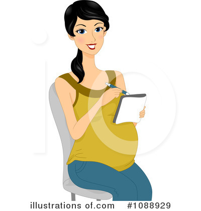 Royalty-Free (RF) Pregnant Clipart Illustration by BNP Design Studio - Stock Sample #1088929