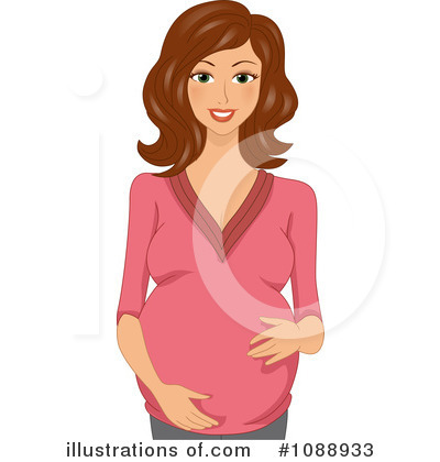 Royalty-Free (RF) Pregnant Clipart Illustration by BNP Design Studio - Stock Sample #1088933