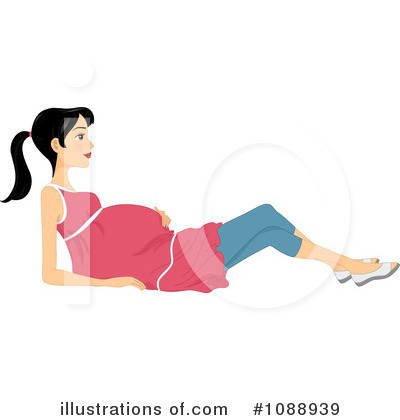 Royalty-Free (RF) Pregnant Clipart Illustration by BNP Design Studio - Stock Sample #1088939