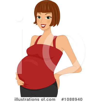 Royalty-Free (RF) Pregnant Clipart Illustration by BNP Design Studio - Stock Sample #1088940