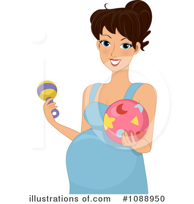Royalty-Free (RF) Pregnant Clipart Illustration by BNP Design Studio - Stock Sample #1088950