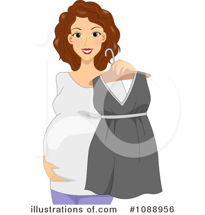 Royalty-Free (RF) Pregnant Clipart Illustration by BNP Design Studio - Stock Sample #1088956