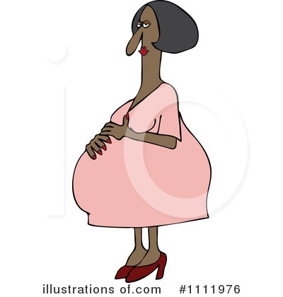 Royalty-Free (RF) Pregnant Clipart Illustration by djart - Stock Sample #1111976