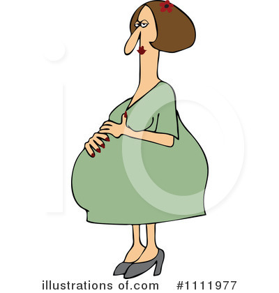Royalty-Free (RF) Pregnant Clipart Illustration by djart - Stock Sample #1111977