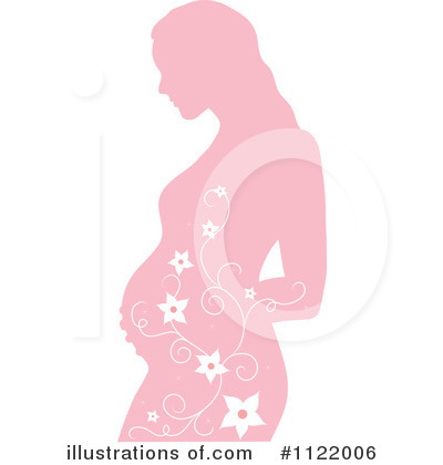 Pregnant Woman Clipart #1122006 by Pams Clipart