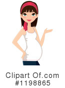 Pregnant Clipart #1198865 by Melisende Vector