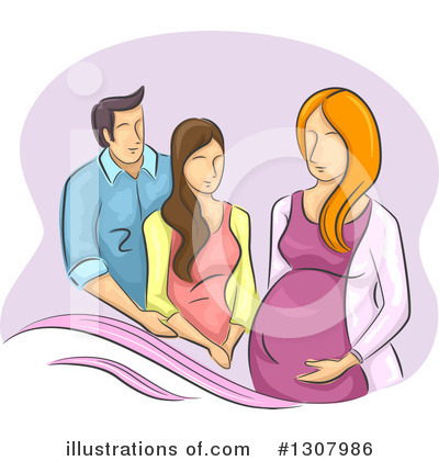Maternity Clipart #1307986 by BNP Design Studio