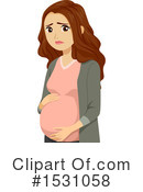 Pregnant Clipart #1531058 by BNP Design Studio