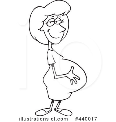 Royalty-Free (RF) Pregnant Clipart Illustration by toonaday - Stock Sample #440017