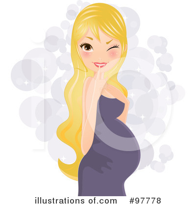 Royalty-Free (RF) Pregnant Clipart Illustration by Melisende Vector - Stock Sample #97778
