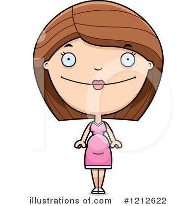 Royalty-Free (RF) Pregnant Woman Clipart Illustration by Cory Thoman - Stock Sample #1212622
