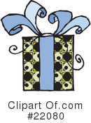 Present Clipart #22080 by Steve Klinkel