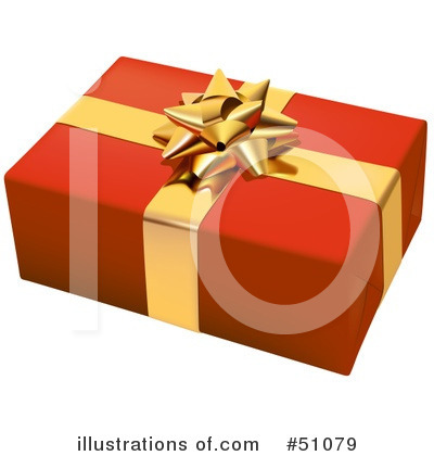 Royalty-Free (RF) Present Clipart Illustration by dero - Stock Sample #51079