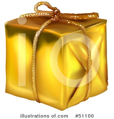 Royalty-Free (RF) Present Clipart Illustration by dero - Stock Sample #51100