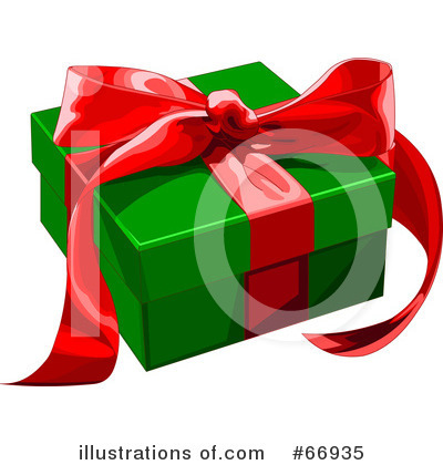 Royalty-Free (RF) Present Clipart Illustration by Pushkin - Stock Sample #66935