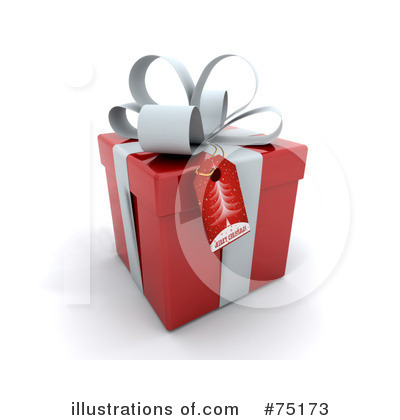 Royalty-Free (RF) Present Clipart Illustration by KJ Pargeter - Stock Sample #75173