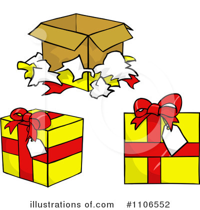 Royalty-Free (RF) Presents Clipart Illustration by Cartoon Solutions - Stock Sample #1106552