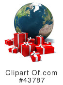 Presents Clipart #43787 by Frank Boston