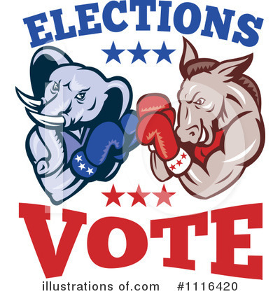 Presidential Elections Clipart #1116420 by patrimonio