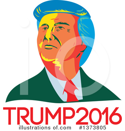 Donald Trump Clipart #1373805 by patrimonio