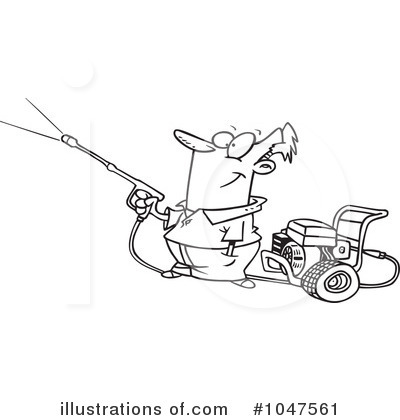 Pressure Washer Clipart #1047561 by toonaday