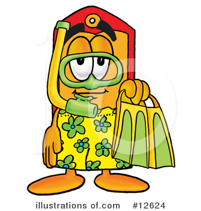 Royalty-Free (RF) Price Tag Character Clipart Illustration by Mascot Junction - Stock Sample #12624
