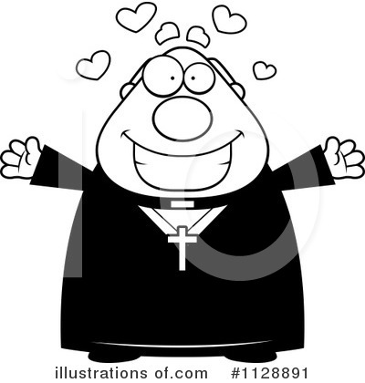 Royalty-Free (RF) Priest Clipart Illustration by Cory Thoman - Stock Sample #1128891