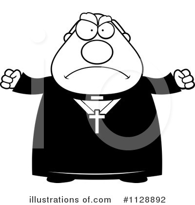 Royalty-Free (RF) Priest Clipart Illustration by Cory Thoman - Stock Sample #1128892